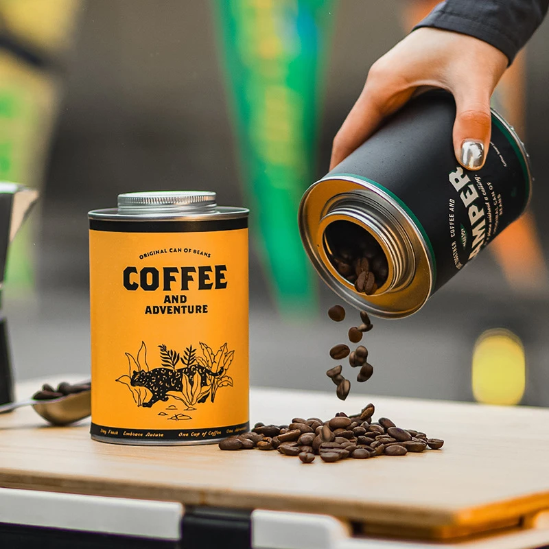 Food Xxl - 1pc coffee bean sealed storage can