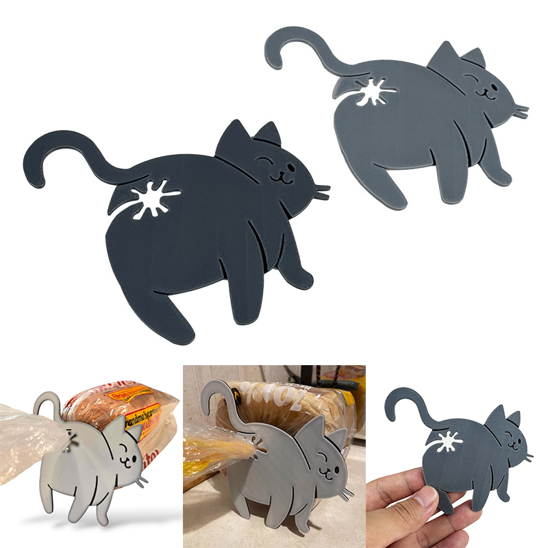 2pcs 3D Cat Butt Bread Bag Cli - Food Lovers Snacks recensie en prijs