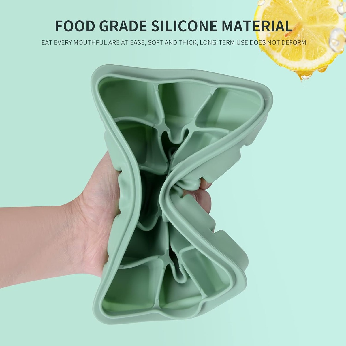 Bamboo Green Silicone Ice Cube - Homemade Food Snacks recensie en prijs