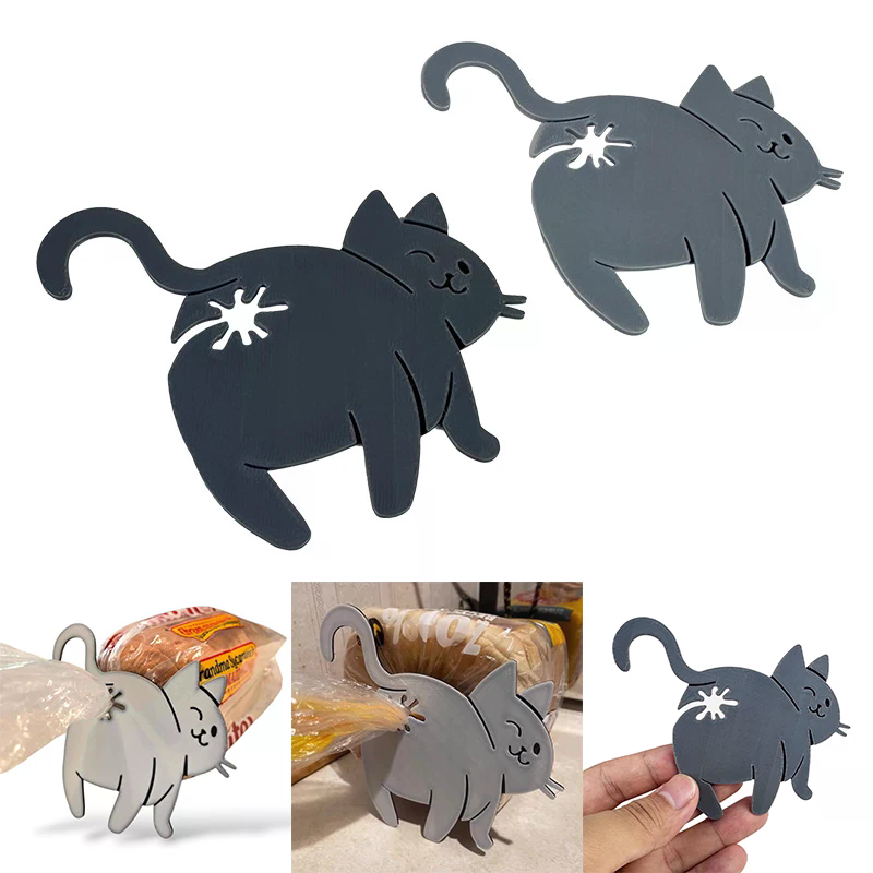 2pcs 3D Cat Butt Bread Bag Cli - Food Lovers Snacks recensie en prijs