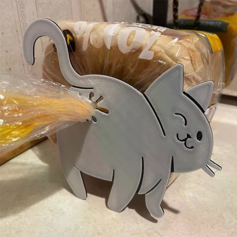2pcs 3D Cat Butt Bread Bag Cli - Food Lovers Snacks recensie en prijs