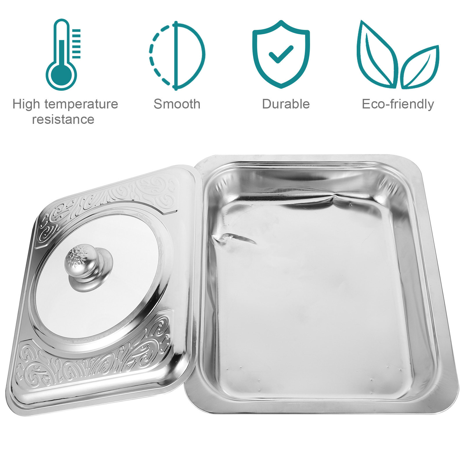 1Pcs Stainless Steel Rectangul - Food Snacks Easy recensie en prijs