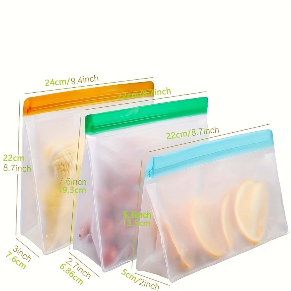 3Pcs Reusable Airtight Leakpro - Homemade Food Snacks recensie en prijs