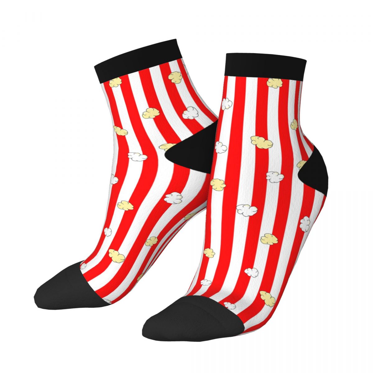 Cute Popcorn Striped Socks Sof - Food Lovers Snacks recensie en prijs