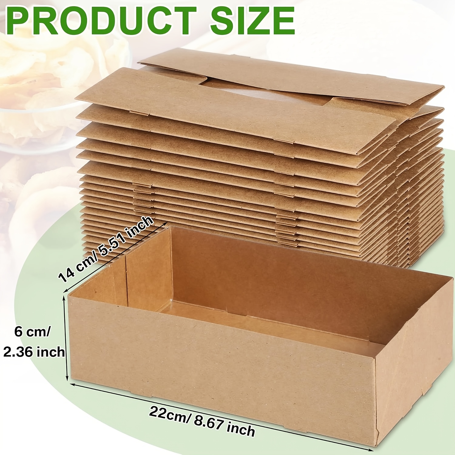 Paperboard Kraft Food Trays 4  - Food Snacks Corner recensie en prijs