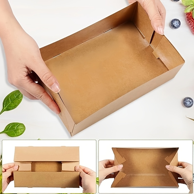 Paperboard Kraft Food Trays 4  - Food Snacks Corner recensie en prijs