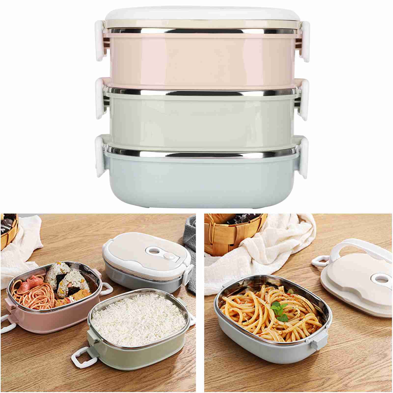 Multi Layer Lunch Box Large Ca - Food Xxl recensie en prijs