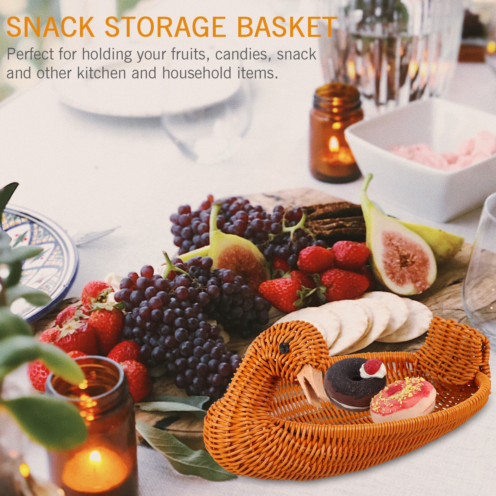Imitation Rattan Woven Fruit B - Food Snacks Easy recensie en prijs