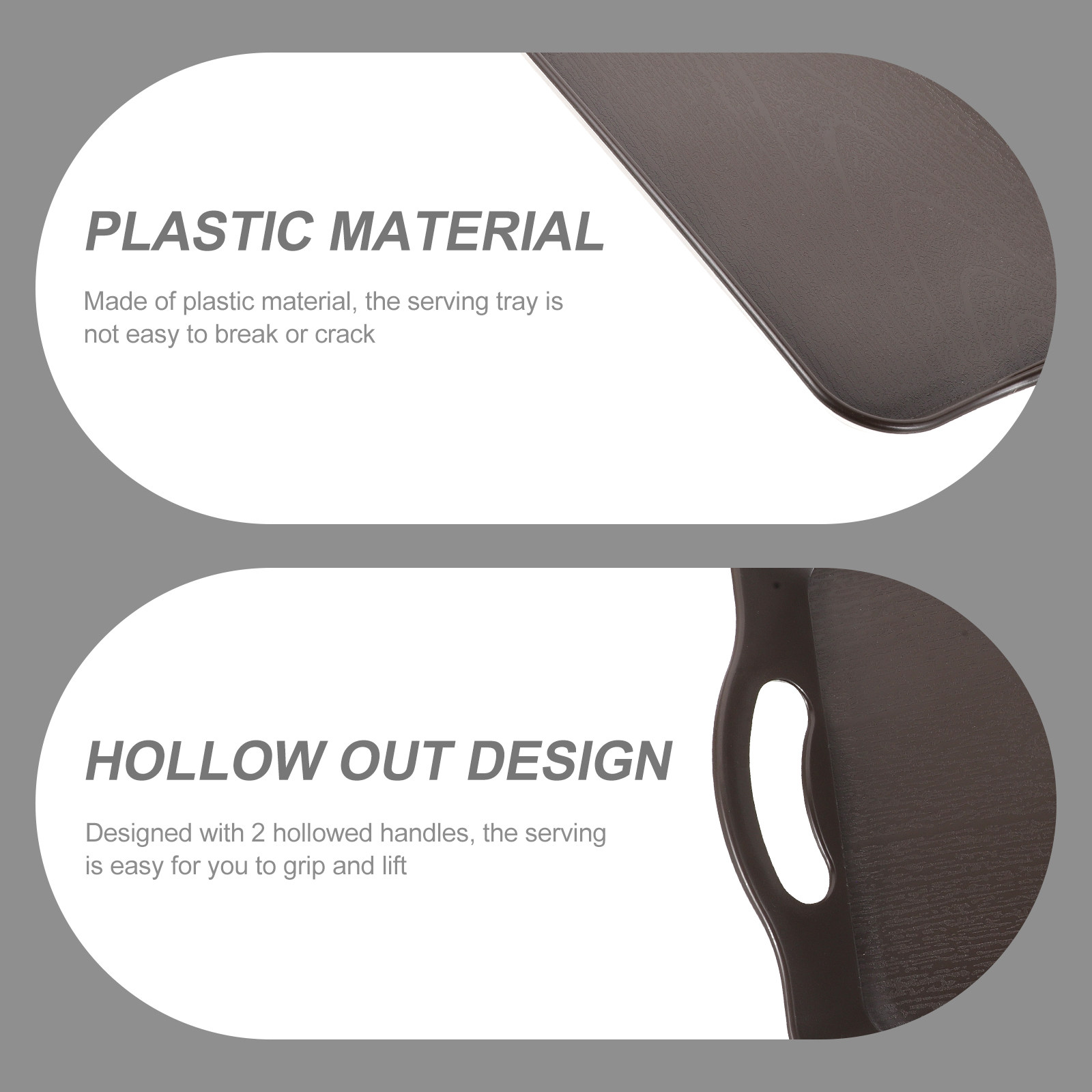Heavy Duty Plastic Serving Tra - Food Snacks Easy recensie en prijs