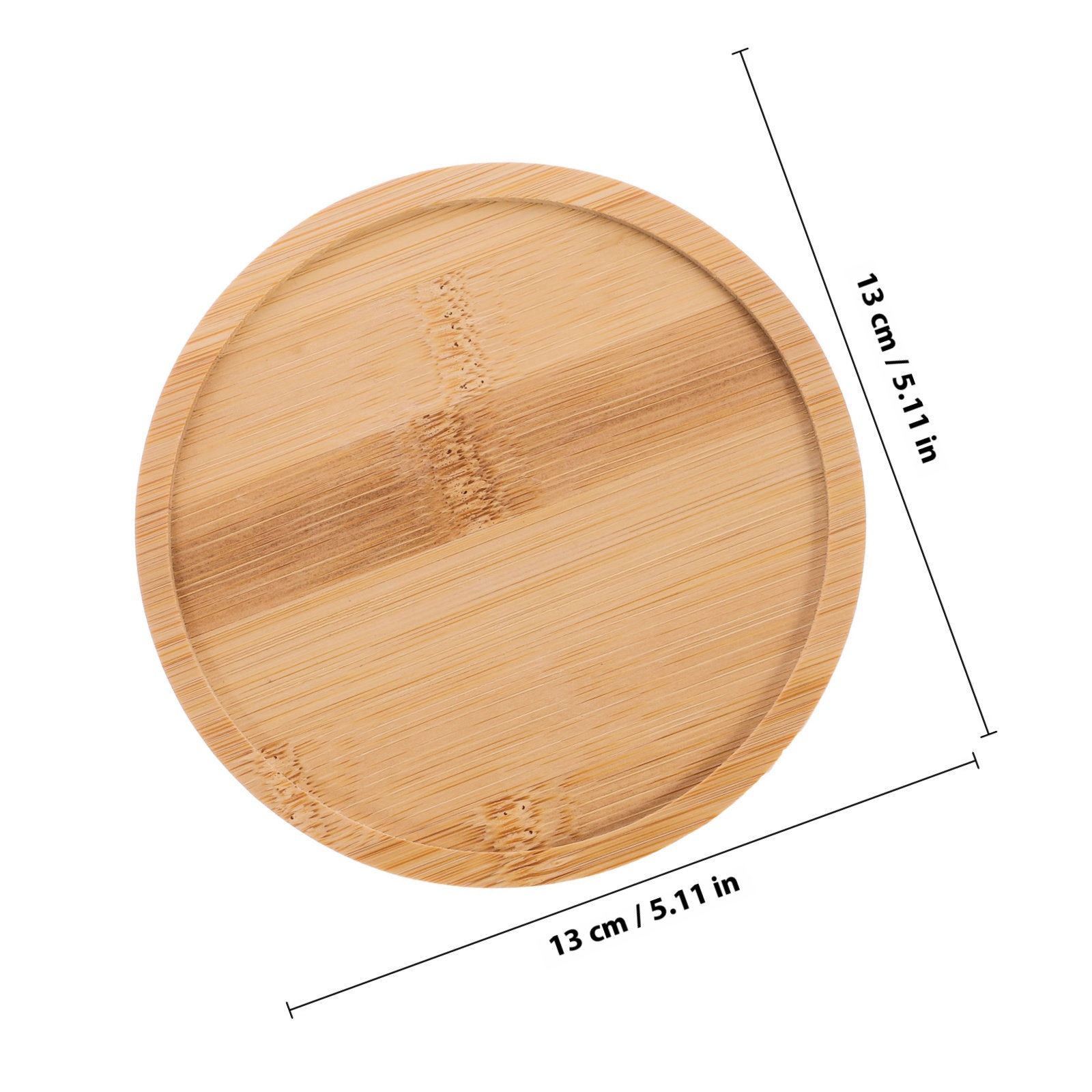 2Pcs Wooden Serving Trays Roun - Food Snacks Drinks recensie en prijs