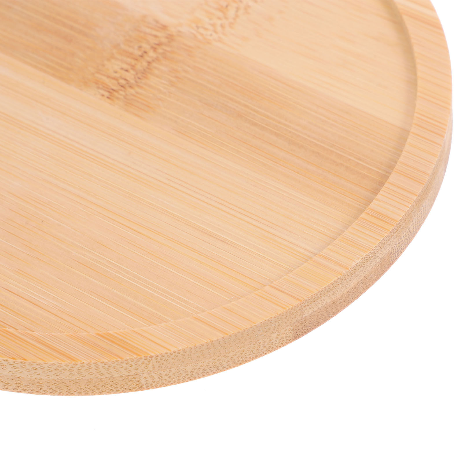 2Pcs Wooden Serving Trays Roun - Food Snacks Drinks recensie en prijs