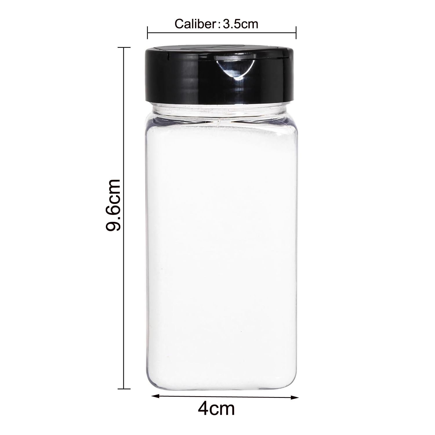 Square Large Plastic Spice Jar - Food Xxl recensie en prijs