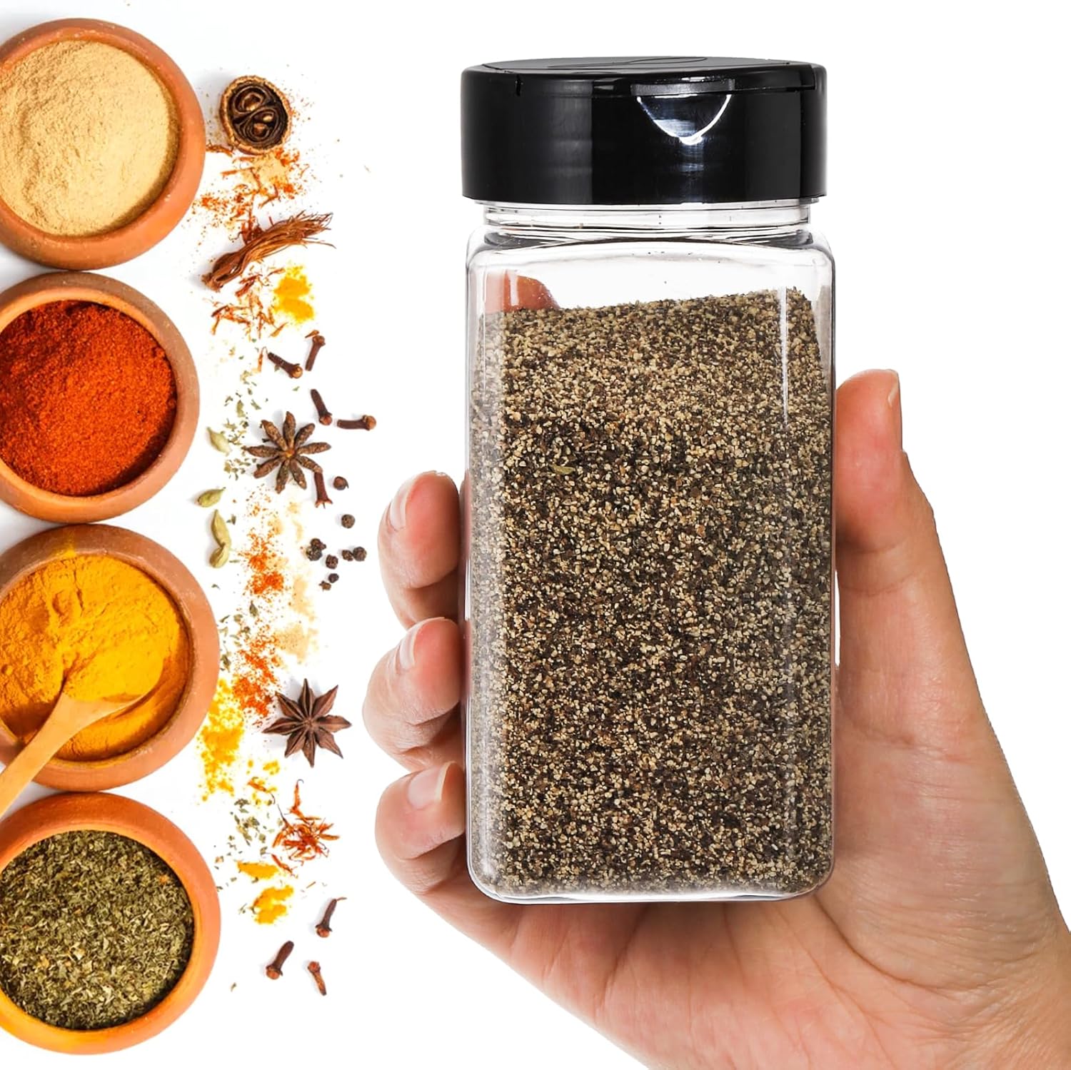 Square Large Plastic Spice Jar - Food Xxl recensie en prijs