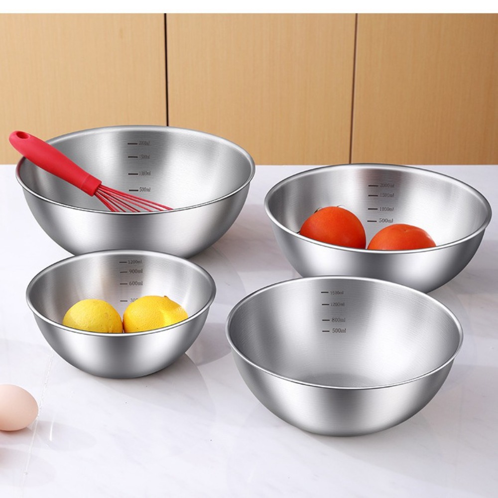 3pcs Stainless Steel Bowl Set  - Food Xxl recensie en prijs